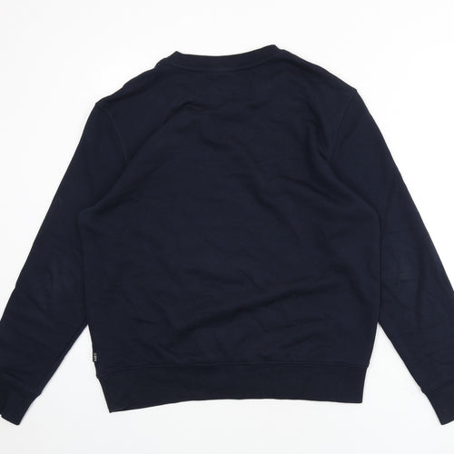 Incorporatewear Mens Blue Cotton Pullover Sweatshirt Size M