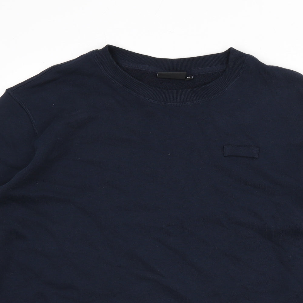 Incorporatewear Mens Blue Cotton Pullover Sweatshirt Size M