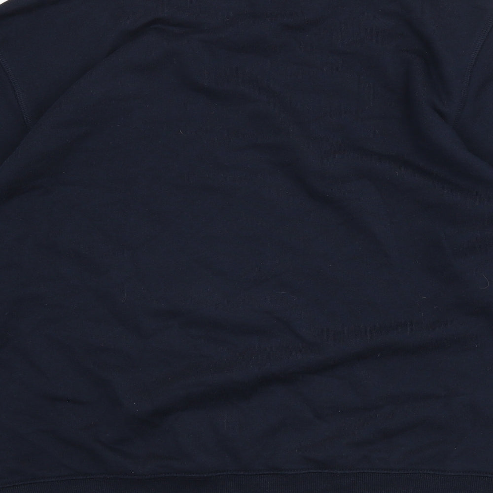 Incorporatewear Mens Blue Cotton Pullover Sweatshirt Size M