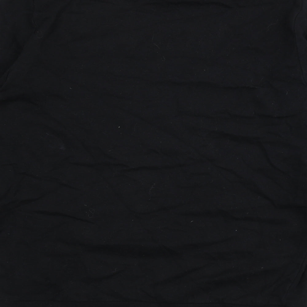 ASOS Mens Black Cotton Pullover Sweatshirt Size M