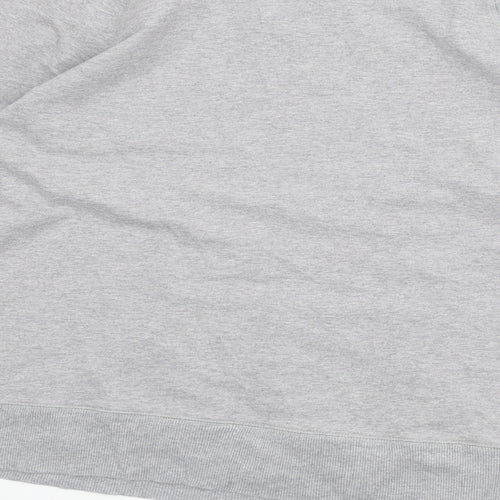 Marks and Spencer Womens Grey Cotton Pullover Sweatshirt Size 14 Pullover - Track and Field