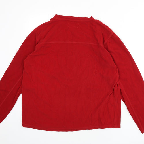 Peter Storm Mens Red Polyester Pullover Sweatshirt Size M