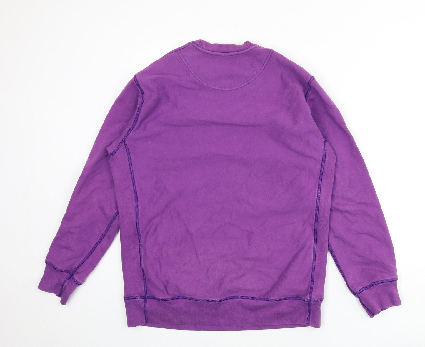 Good Measure Mens Purple Cotton Pullover Sweatshirt Size M