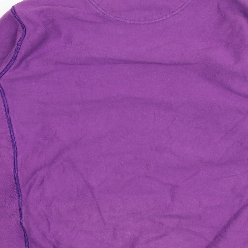 Good Measure Mens Purple Cotton Pullover Sweatshirt Size M