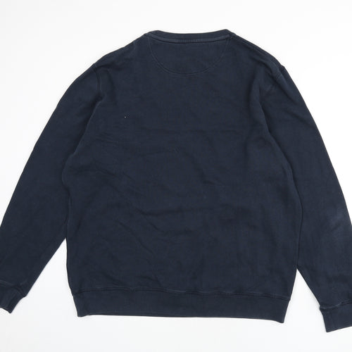 Barbour Mens Blue Cotton Pullover Sweatshirt Size XL - Light House