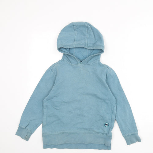 NEXT Boys Blue Cotton Pullover Hoodie Size 8 Years Pullover