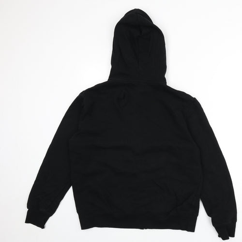 Marks and Spencer Mens Black Polyester Full Zip Hoodie Size L