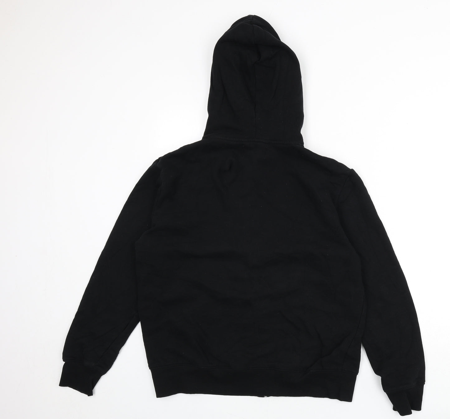 Marks and Spencer Mens Black Polyester Full Zip Hoodie Size L