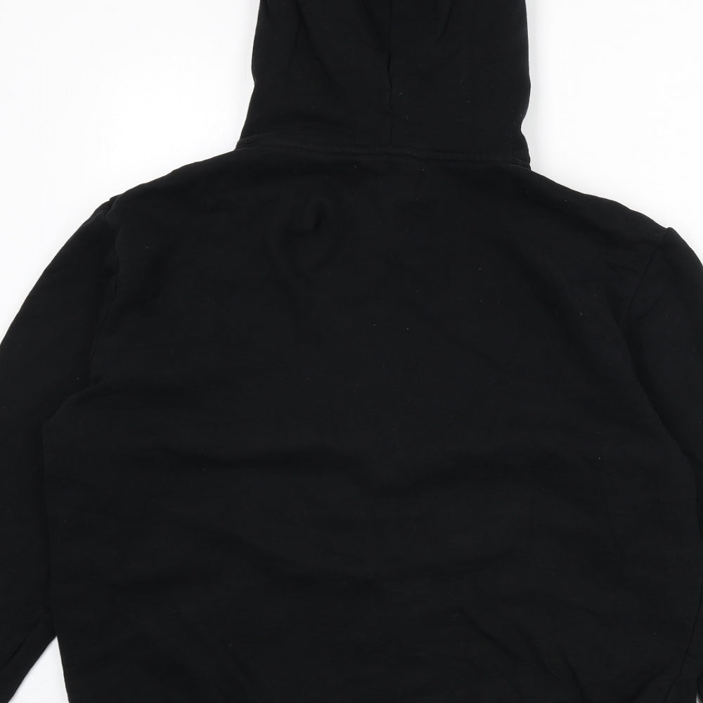 Marks and Spencer Mens Black Polyester Full Zip Hoodie Size L