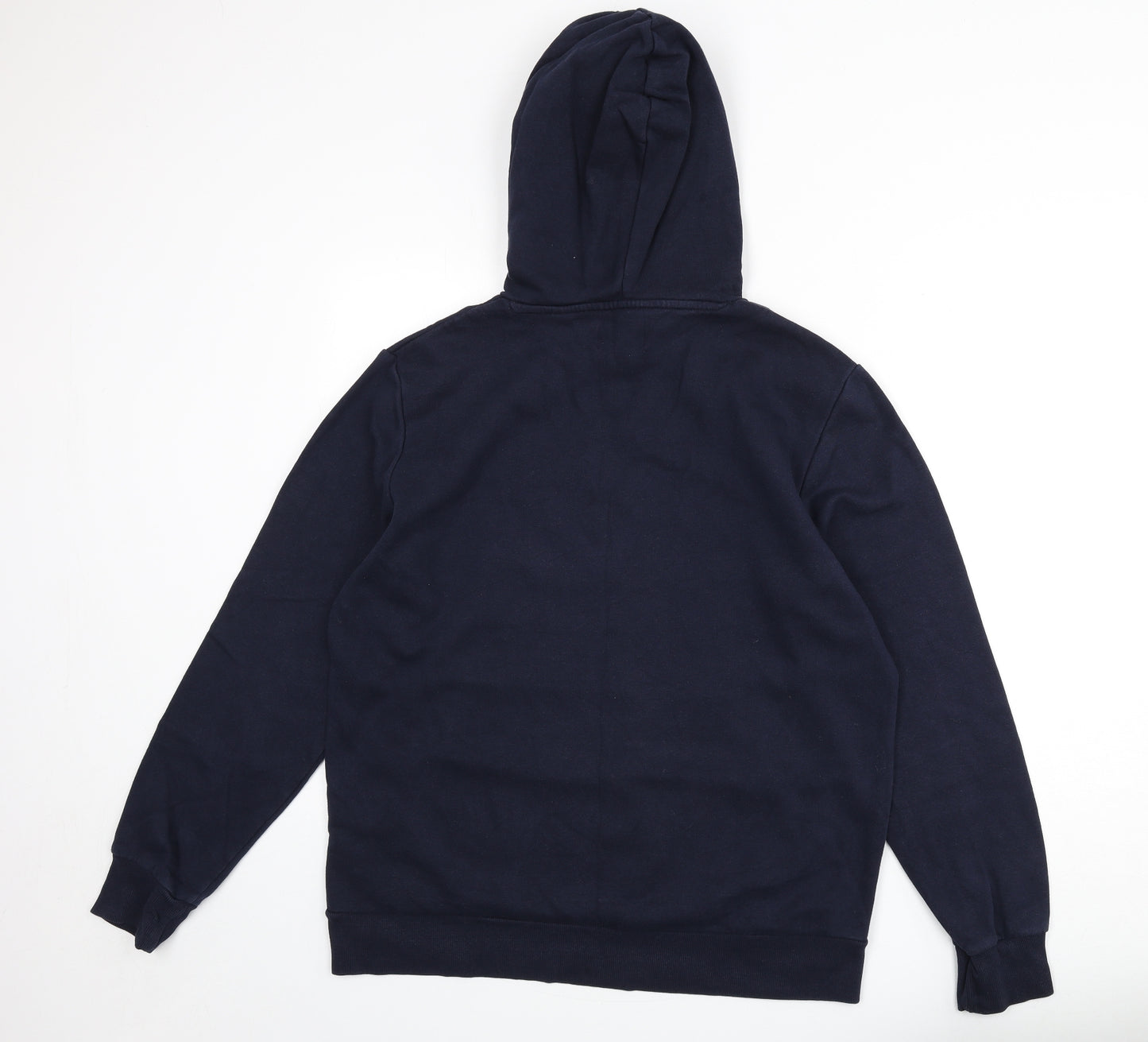 JACK & JONES Mens Blue Cotton Pullover Hoodie Size XL