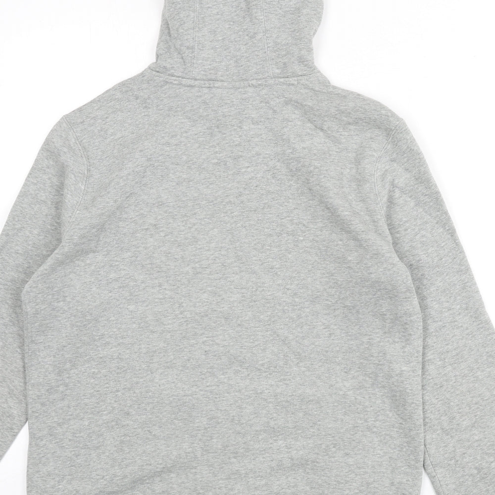 Nike Girls Grey Cotton Pullover Hoodie Size XL Pullover - Netball
