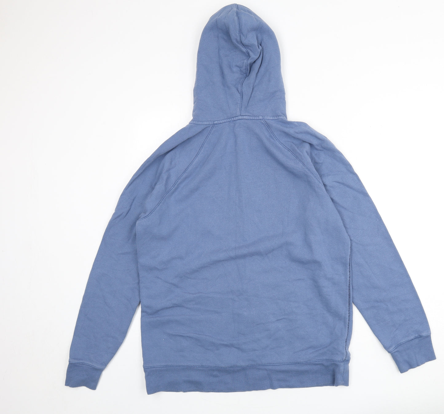 White Stuff Mens Blue Cotton Full Zip Hoodie Size M