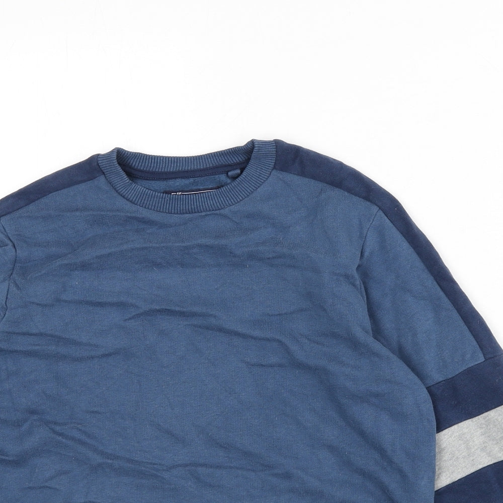 NEXT Boys Blue Cotton Pullover Sweatshirt Size 10 Years Pullover