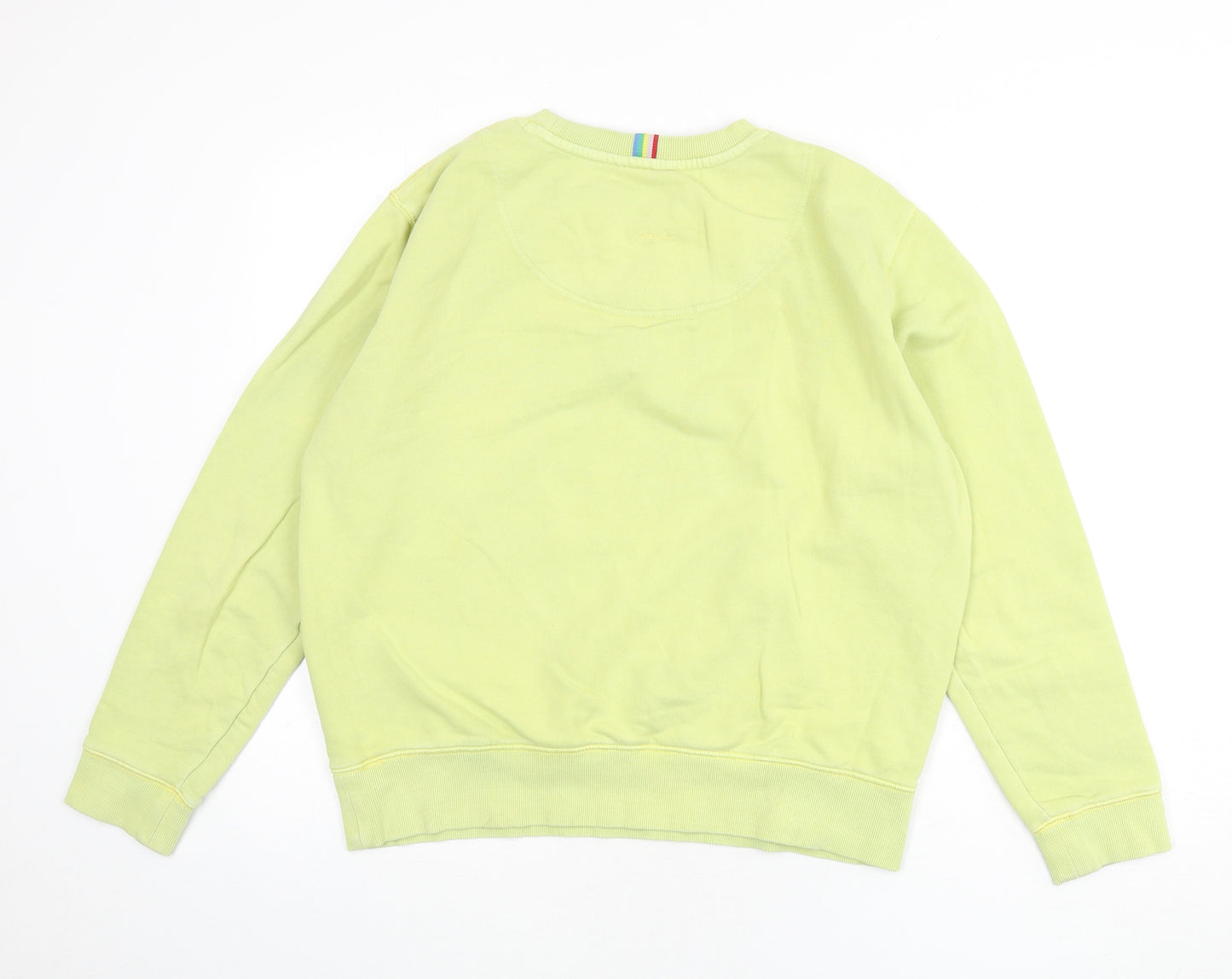 Joules Womens Green 100% Cotton Pullover Sweatshirt Size 10 Pullover
