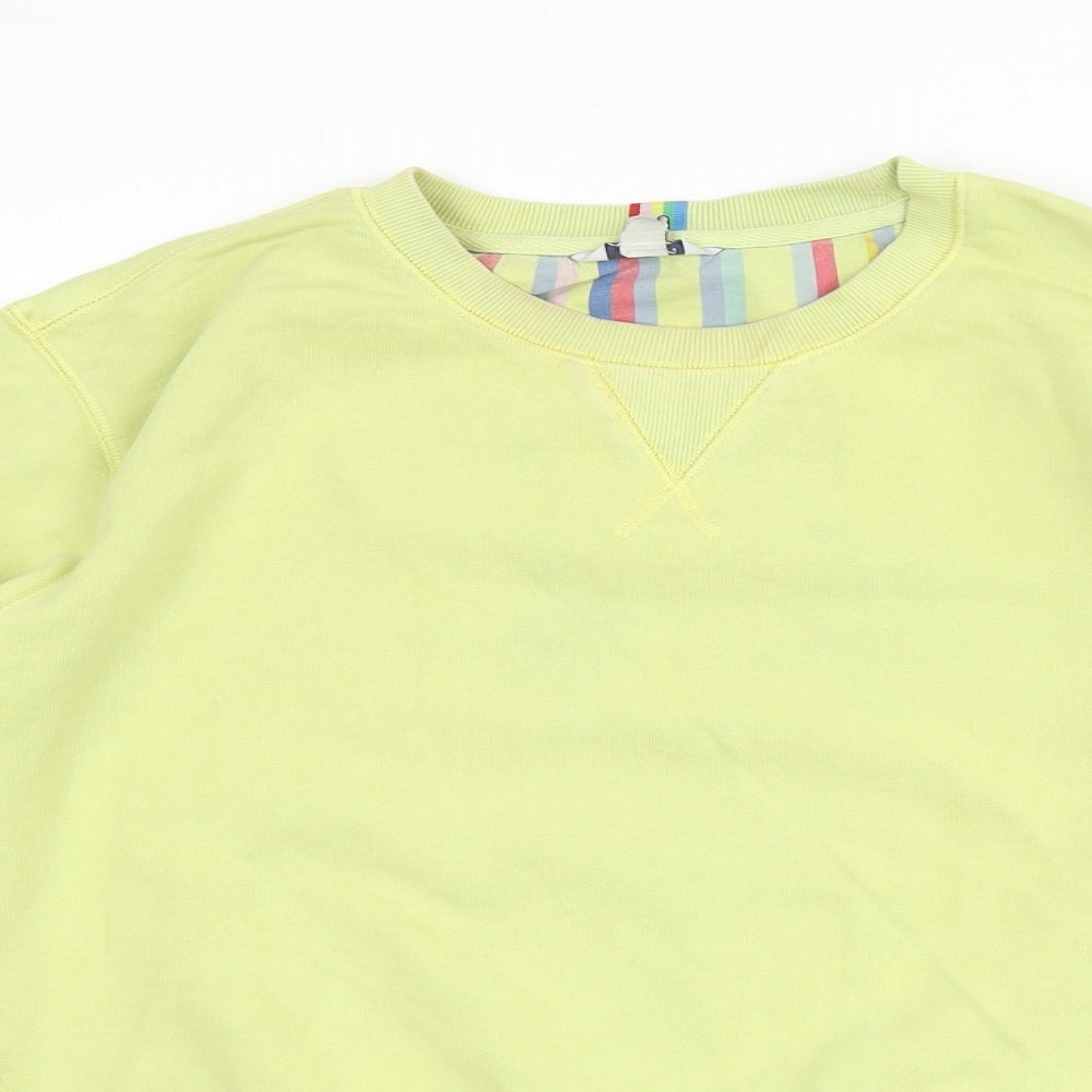 Joules Womens Green 100% Cotton Pullover Sweatshirt Size 10 Pullover