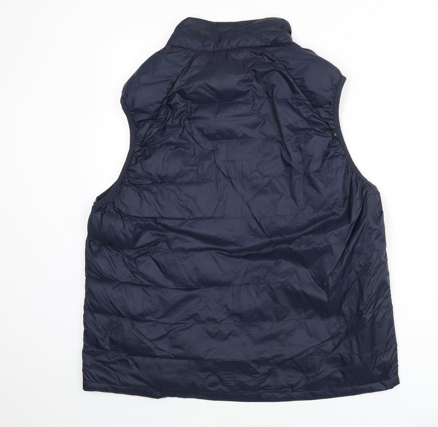 Marks and Spencer Mens Blue Gilet Coat Size XL Zip