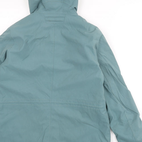 Jack Wolfskin Womens Blue Jacket Coat Size 10 Zip - Size 10-12
