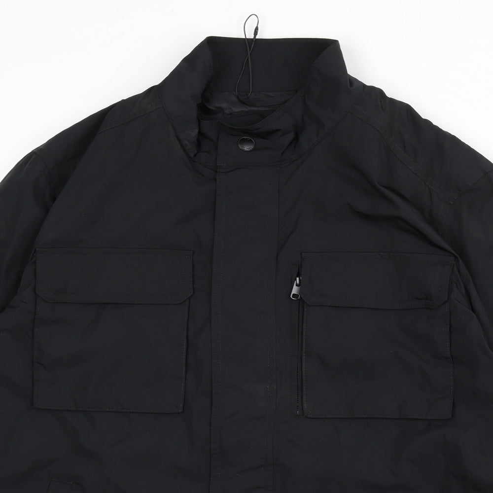 Marks and Spencer Mens Black Jacket Size XL Zip