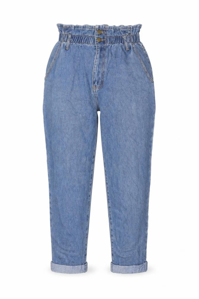 Forever 21 Womens Blue Cotton Straight Jeans Size 29 in L26 in Regular Zip - Pockets