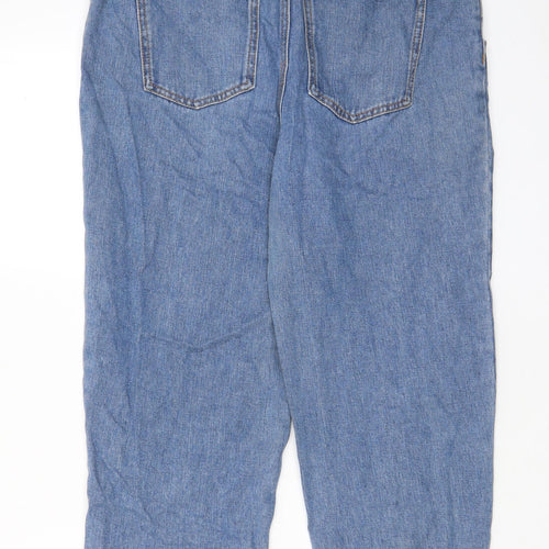 FOREVER 21 Womens Blue Cotton Straight Jeans Size 29 in L26 in Regular Zip - Pockets
