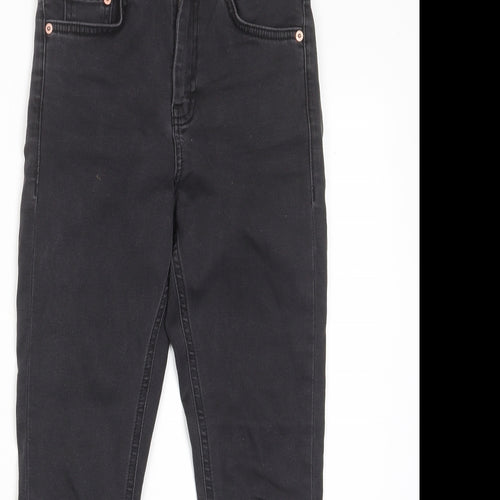 ASOS Womens Grey Cotton Skinny Jeans Size 25 in L28 in Regular Zip - Pockets