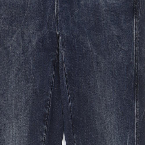 G-Star Mens Blue Cotton Skinny Jeans Size 32 in L29 in Regular Zip - Short Leg, Pockets