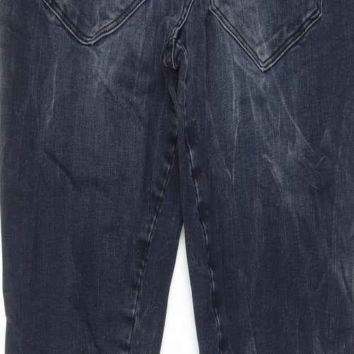 G-Star Mens Blue Cotton Skinny Jeans Size 32 in L29 in Regular Zip - Short Leg, Pockets