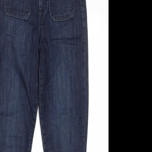 Gap Womens Blue Cotton Skinny Jeans Size 27 in L28 in Regular Zip - Pockets