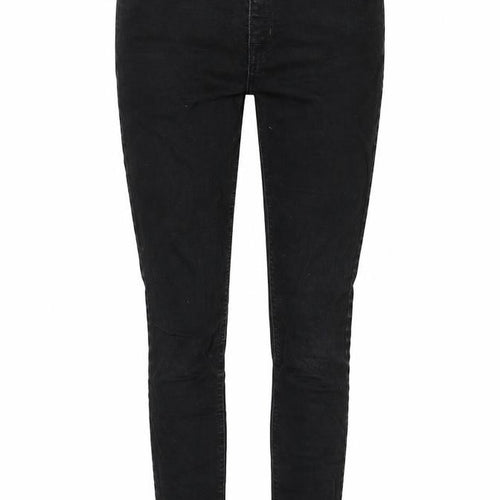 Jack Wills Womens Black Cotton Skinny Jeans Size 27 in L25 in Regular Zip - Pockets, Logo