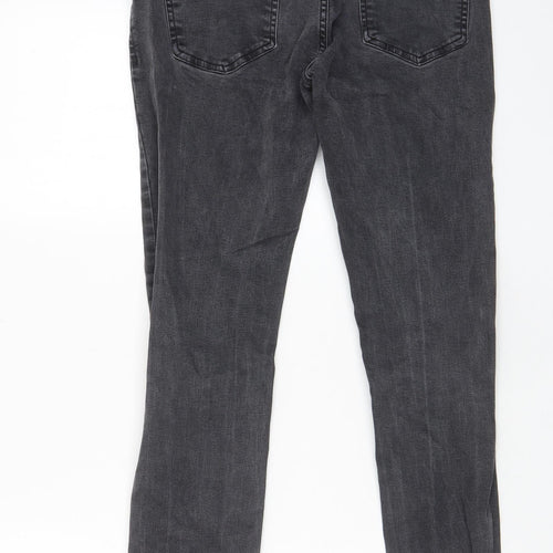 Denim & Co. Mens Grey Cotton Skinny Jeans Size 30 in L30 in Regular Button - Pockets