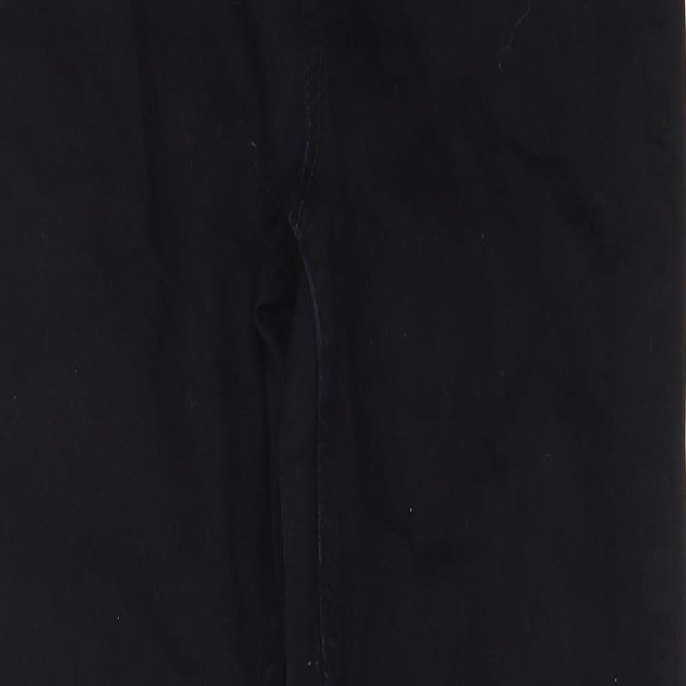 New Look Womens Black Cotton Jegging Jeans Size 8 L26 in Regular - Elasticated waist