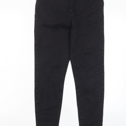 Marks and Spencer Womens Grey Cotton Jegging Jeans Size 10 L28 in Regular - Elasticated waist
