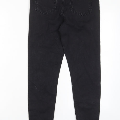 Marks and Spencer Womens Grey Cotton Jegging Jeans Size 10 L28 in Regular - Elasticated waist