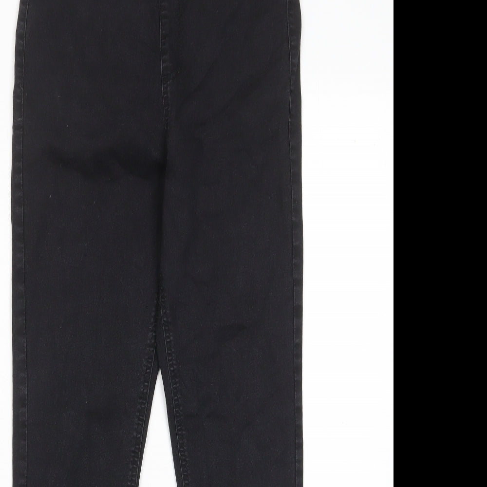 Marks and Spencer Womens Grey Cotton Jegging Jeans Size 10 L28 in Regular - Elasticated waist