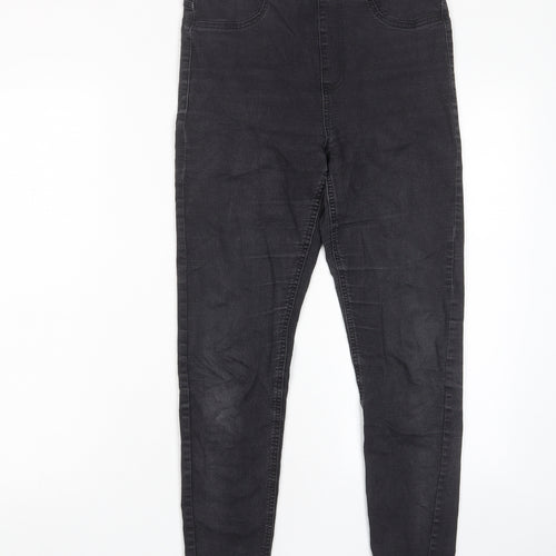 Marks and Spencer Womens Grey Cotton Jegging Jeans Size 10 L27 in Regular