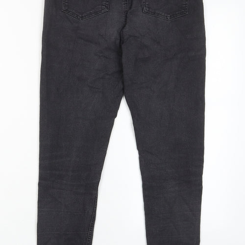 Marks and Spencer Womens Grey Cotton Jegging Jeans Size 10 L27 in Regular
