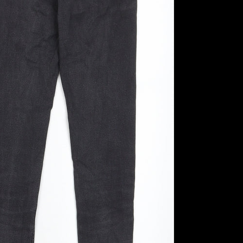 Marks and Spencer Womens Grey Cotton Jegging Jeans Size 10 L27 in Regular