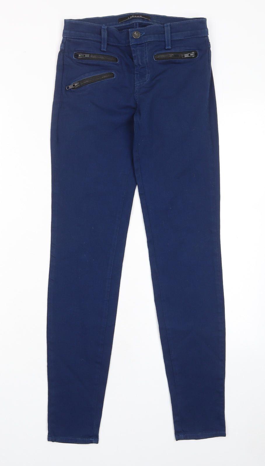 J.BRAND Womens Blue Cotton Skinny Jeans Size 24 in L29 in Regular Zip - Pockets