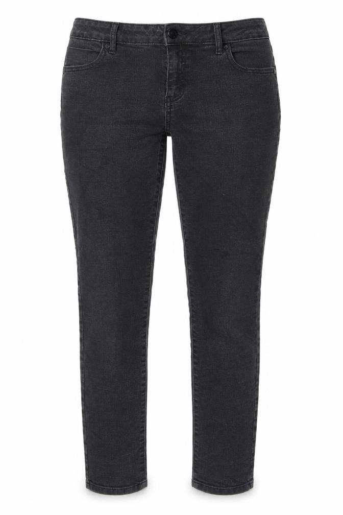 Simply Vera by Vera Wang Womens Grey Cotton Skinny Jeans Size 30 in L29 in Regular Zip - Pockets
