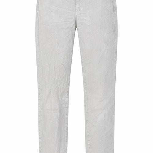 Gap Womens Grey Cotton Trousers Size 28 in L32 in Regular Zip - Pockets