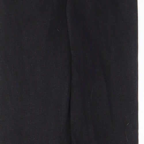 Denim & Co. Womens Black Cotton Skinny Jeans Size 8 L27 in Regular Zip - Pockets