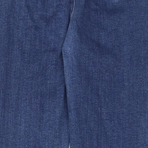 ASOS Womens Blue Cotton Skinny Jeans Size 18 L30 in Regular Zip - Pockets