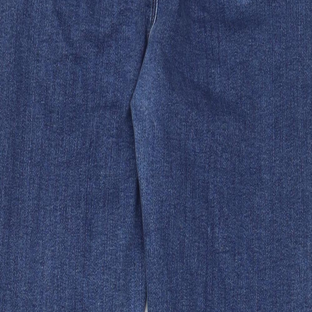 ASOS Womens Blue Cotton Skinny Jeans Size 18 L30 in Regular Zip - Pockets