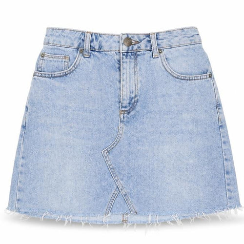 BDG Womens Blue Cotton A-Line Skirt Size 26 in Zip - Pockets