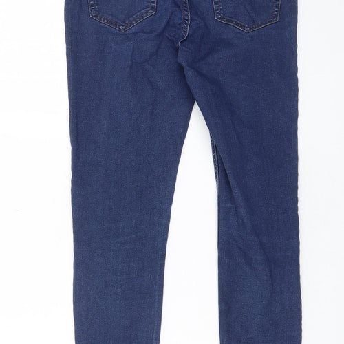 New Look Womens Blue Cotton Jegging Jeans Size 10 L25 in Regular
