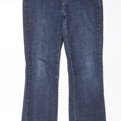Seraphine Womens Blue Cotton Straight Jeans Size 30 in L28 in Regular