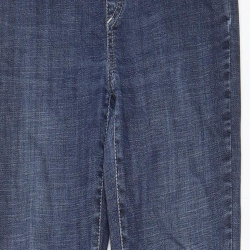 Seraphine Womens Blue Cotton Straight Jeans Size 30 in L28 in Regular