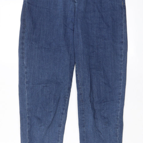 Medicine Womens Blue Cotton Jegging Jeans Size 10 L28 in Regular Zip - Pockets, Belt Loops
