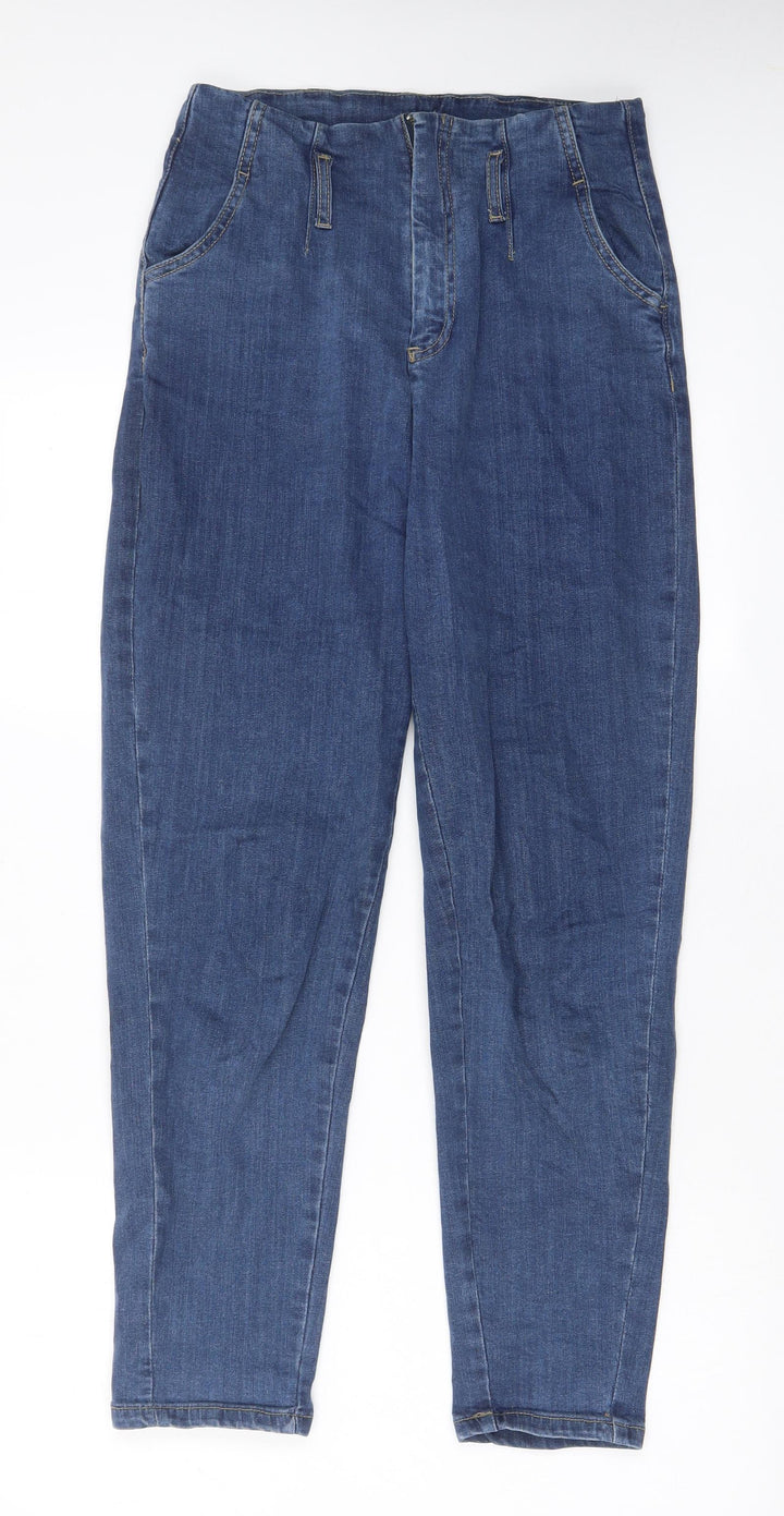 Medicine Womens Blue Cotton Jegging Jeans Size 10 L28 in Regular Zip - Pockets, Belt Loops
