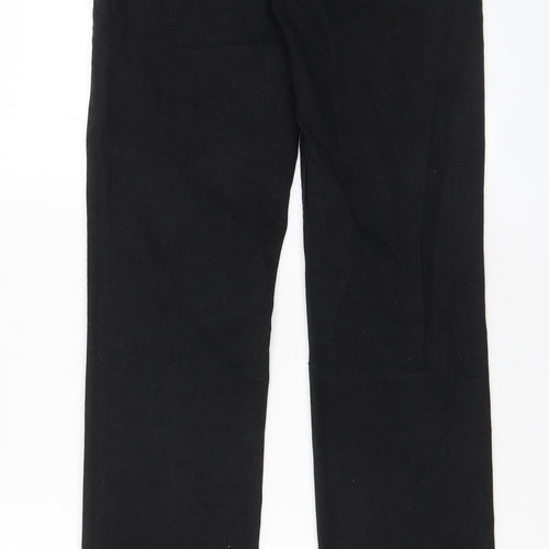 Levi's Womens Black Cotton Straight Jeans Size 28 in L32 in Regular Zip - Pockets